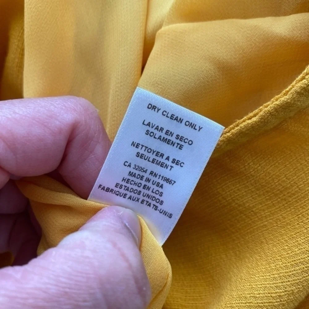 Rachel Pally Revolve High Waist Soft Yellow Gold Shorts Sunflower NWT